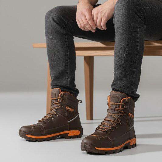 Bota Adventure Couro Legitimo C.a Coturno Confortável Leve