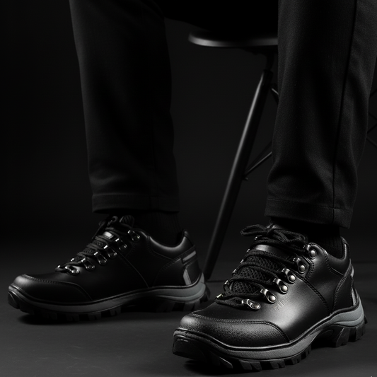 Bota Cano Baixo Resistente Couro Legítimo