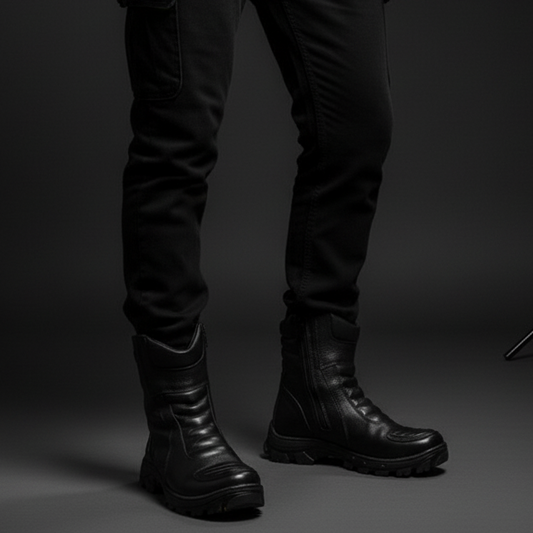 Bota Motoqueiro Masculina Segurança Conforto