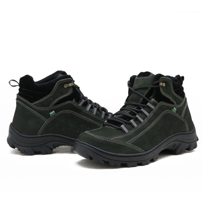 Bota Couro Adventure Trilha Verde