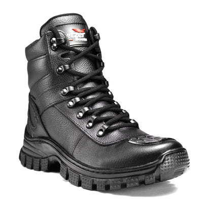 Bota Coturno Masculino Militar Adventure Couro Conforto