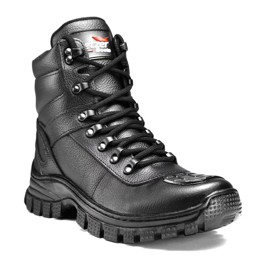 Bota Coturno Militar Adventure Couro Conforto