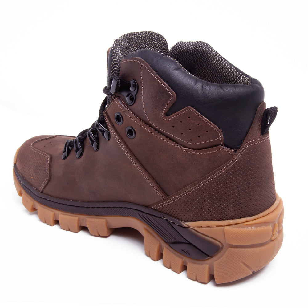 Coturno Couro Macio Confortável