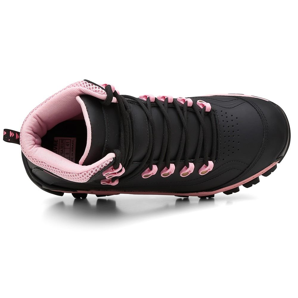 Coturno Feminino Couro Legítimo Rosa