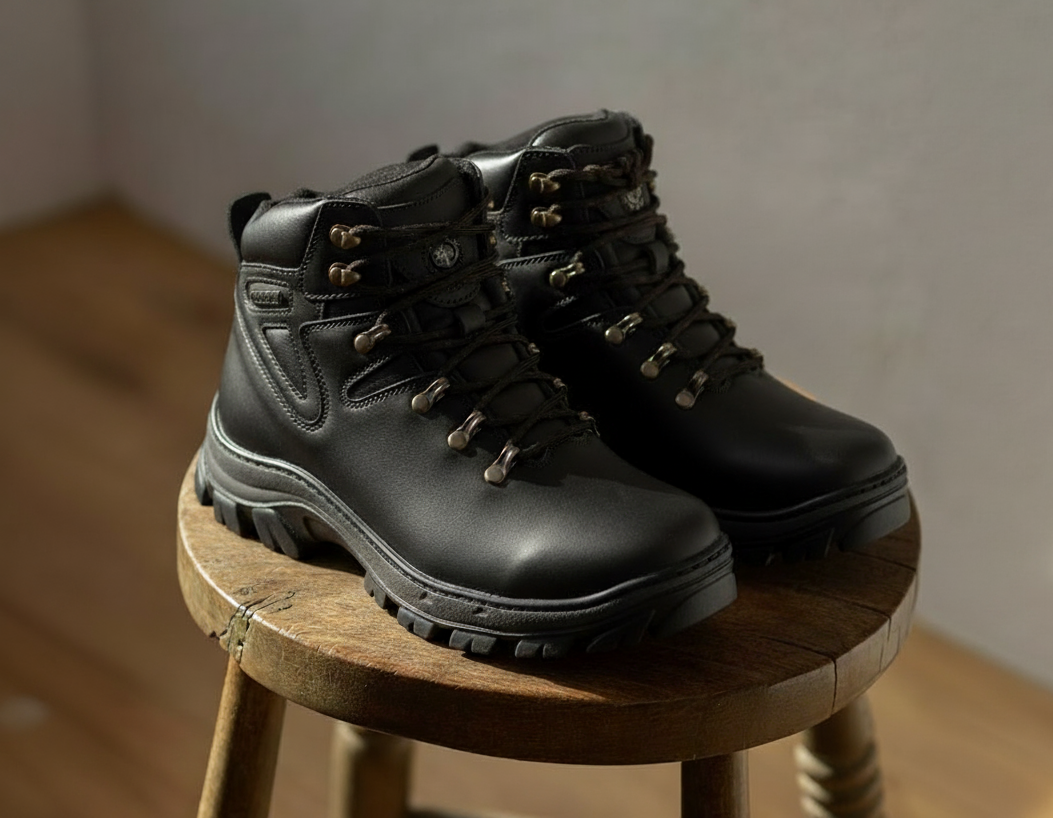 Bota Trekking Couro Legítimo Resistente