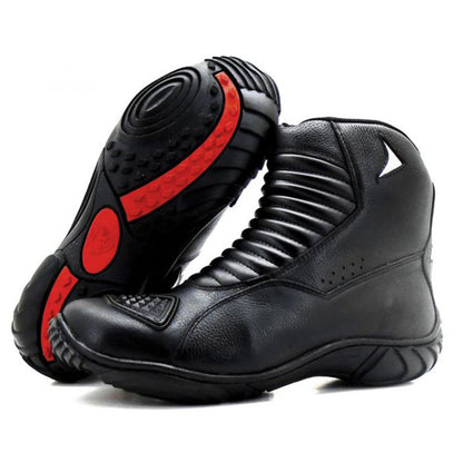 Bota Motoqueiro Couro Legítimo Confortável