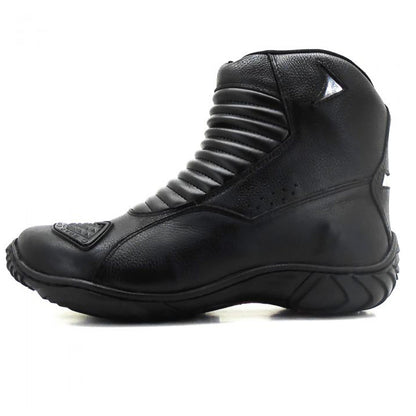 Bota Motoqueiro Couro Legítimo Confortável
