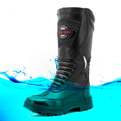 Bota Cano Alto Resistente a Água