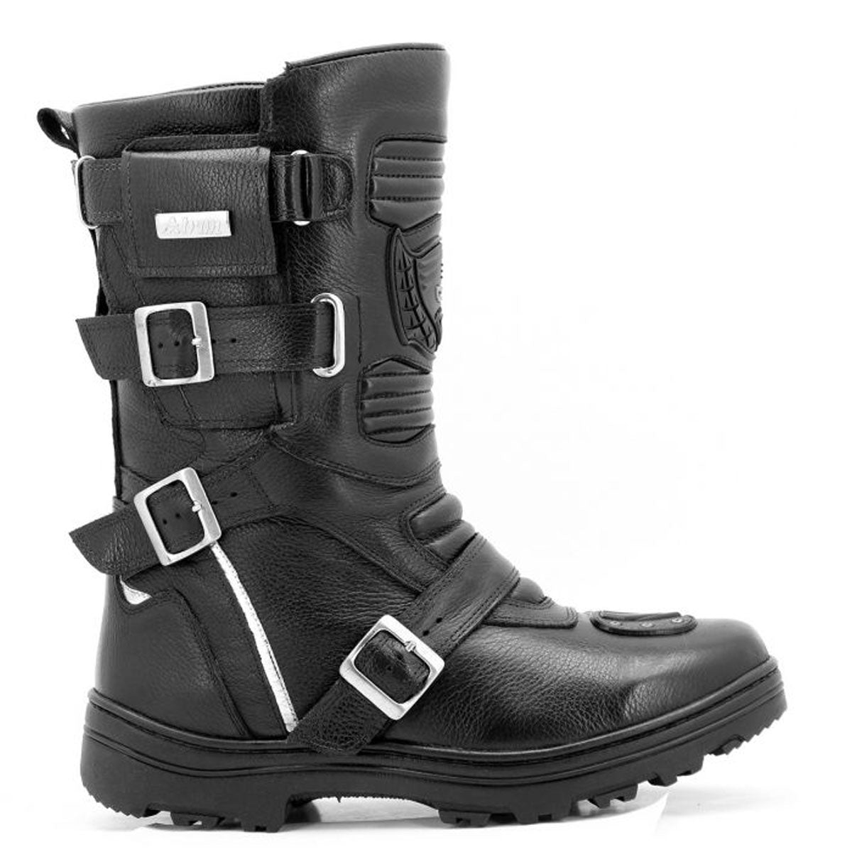 Bota Harley Motoqueiro Moto Couro Legitimo
