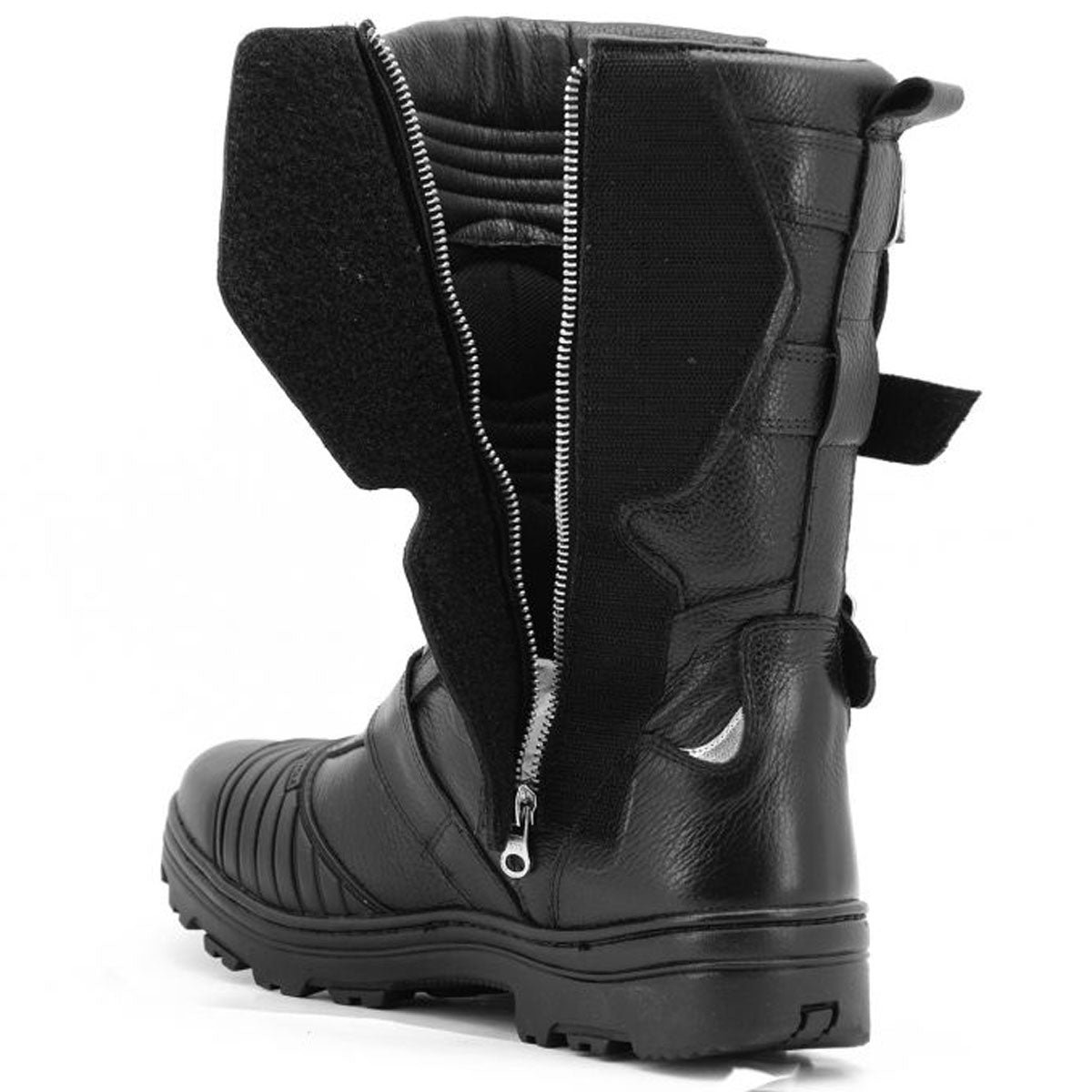 Bota Harley Motoqueiro Moto Couro Legitimo