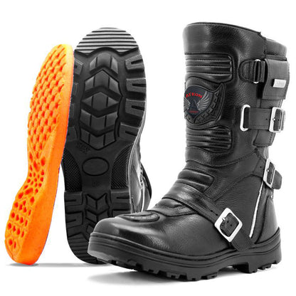 Bota Harley Motoqueiro Moto Couro Legitimo