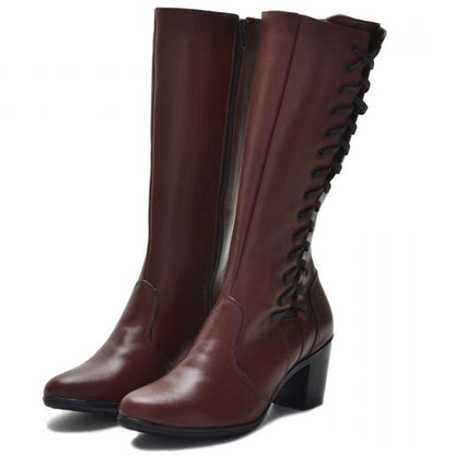 Bota Over Knee Feminina Couro Legítimo Cano Alto