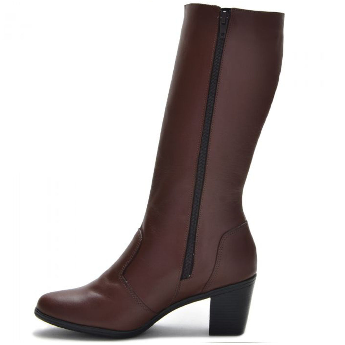 Bota Over Knee Feminina Couro Legítimo Cano Alto