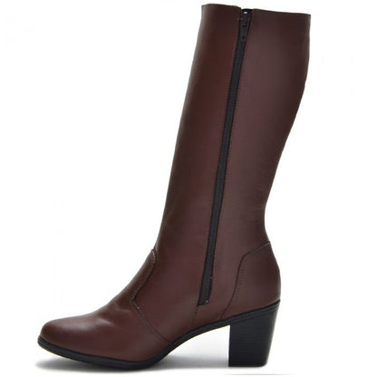 Bota Over Knee Feminina Couro Legítimo Cano Alto