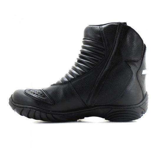 Bota Motoqueiro Couro Legítimo Confortável