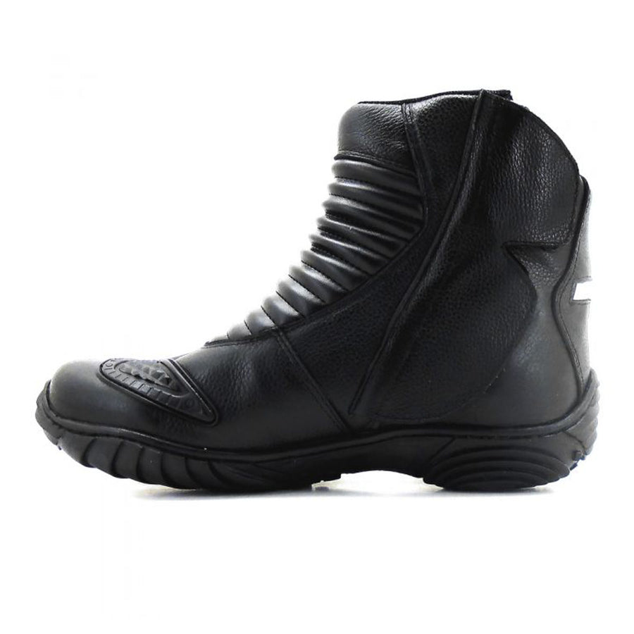 Bota Cano Curto Couro Legítimo Confortável