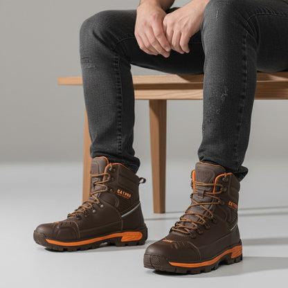 Bota Adventure Couro Legitimo C.a Coturno Confortável Leve