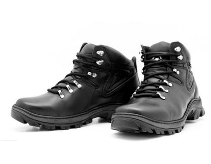 Bota Trekking Couro Legítimo Resistente
