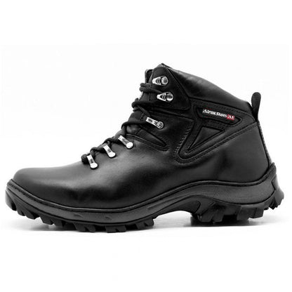Bota Trekking Couro Legítimo Resistente