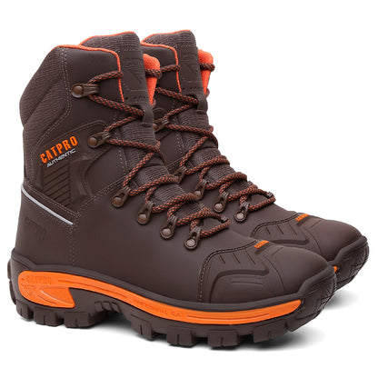 Bota Adventure Couro Legitimo C.a Coturno Confortável Leve