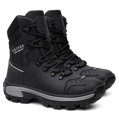 Bota Adventure Couro Legitimo C.a Coturno Confortável Leve