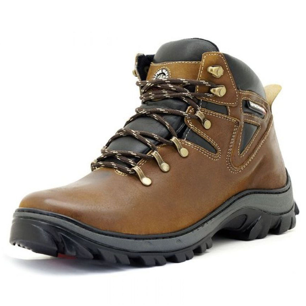 Bota Trekking Couro Legítimo Resistente