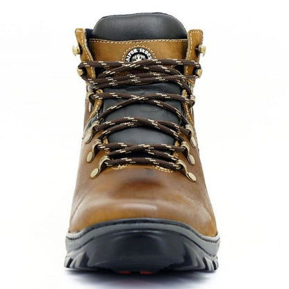 Bota Trekking Couro Legítimo Resistente