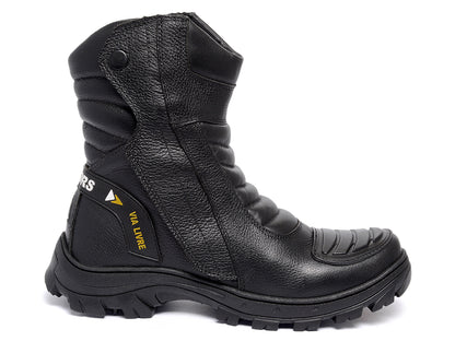 Bota Motoqueiro Masculina Segurança Conforto