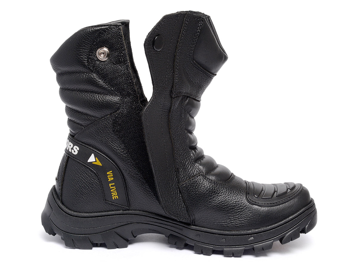 Bota Motoqueiro Masculina Segurança Conforto