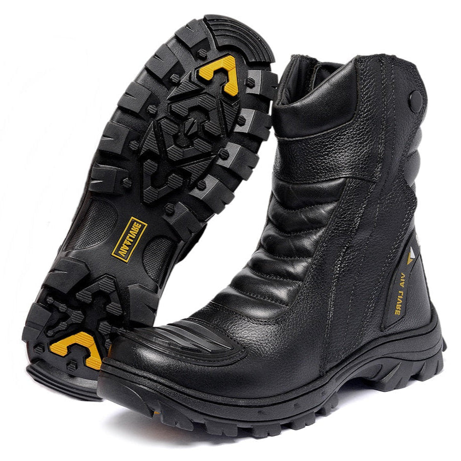 Bota Motoqueiro Masculina Segurança Conforto