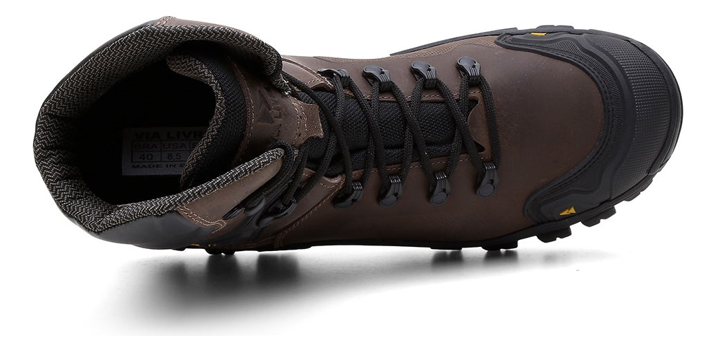 Bota Coturno Masculino Couro Legítimo Militar