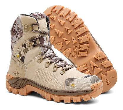 Bota Coturno Masculino Couro Legítimo Militar