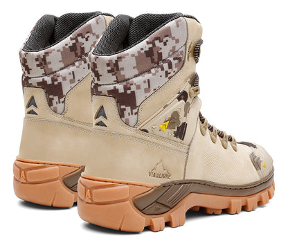 Bota Coturno Masculino Couro Legítimo Militar