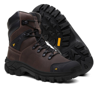 Bota Coturno Masculino Couro Legítimo Militar