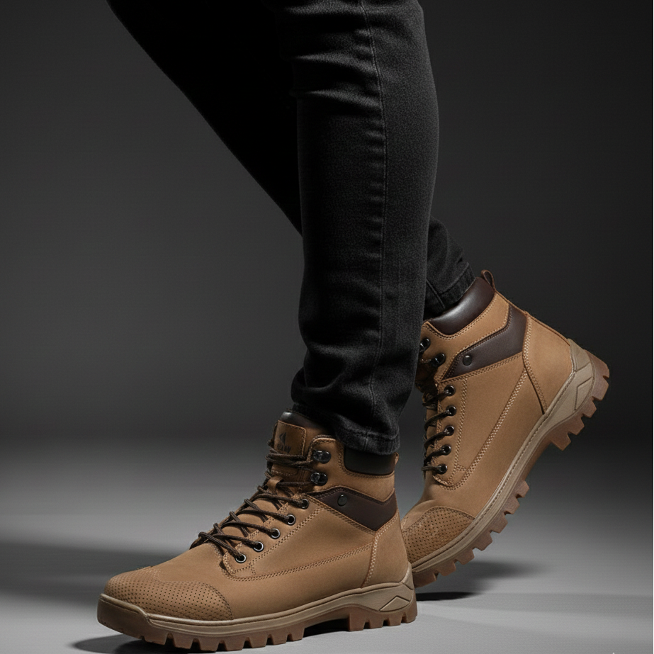 Coturno Couro Macio Confortável