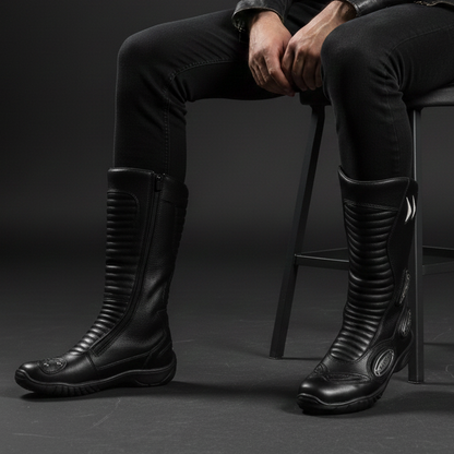 Bota Cano Médio Couro Legítimo