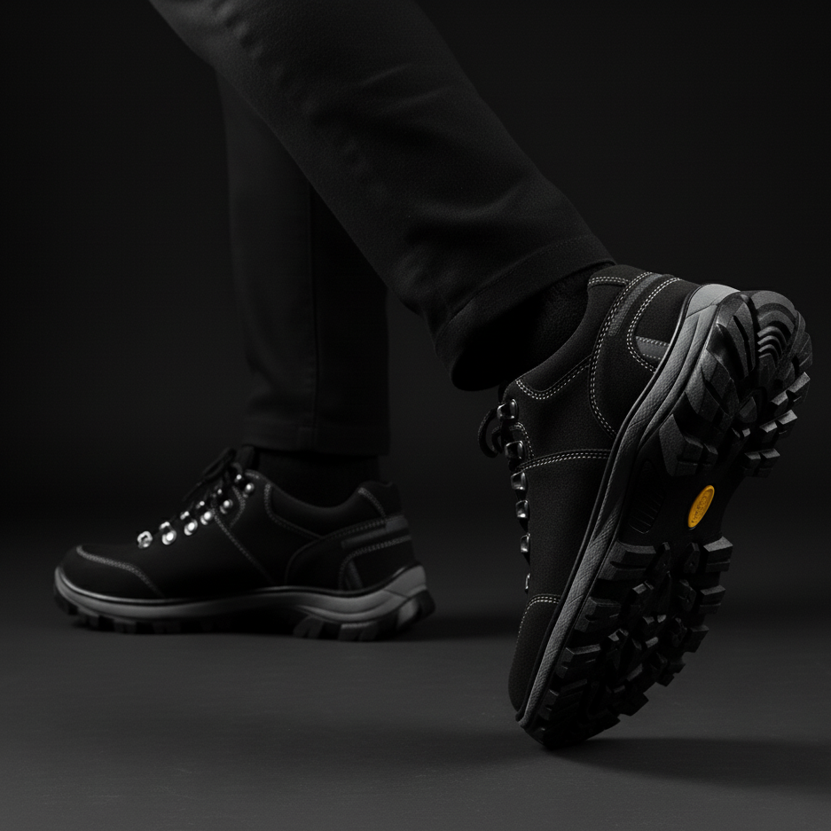 Bota Cano Baixo Resistente Couro Legítimo