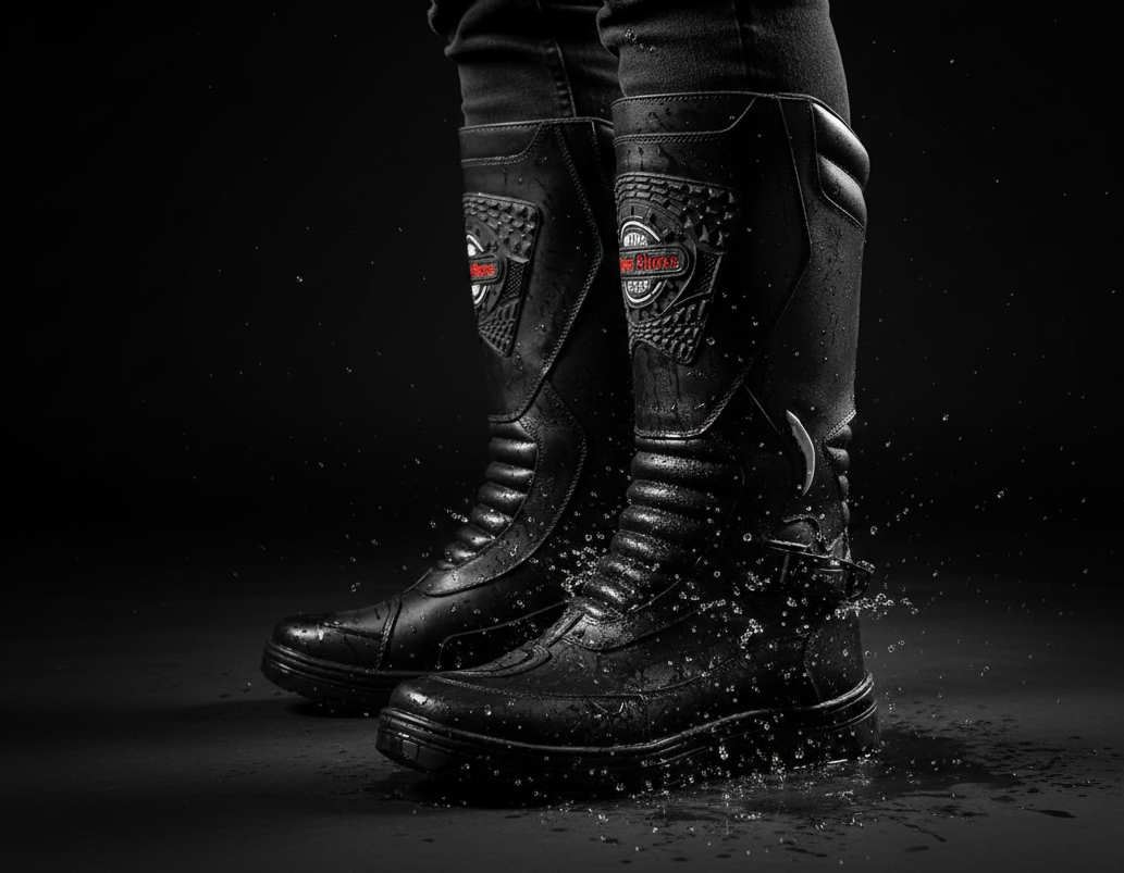 Bota Cano Alto Resistente a Água