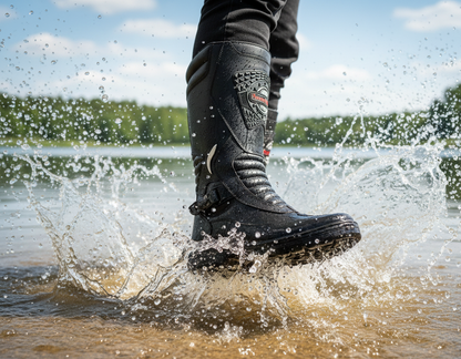 Bota Cano Alto Resistente a Água