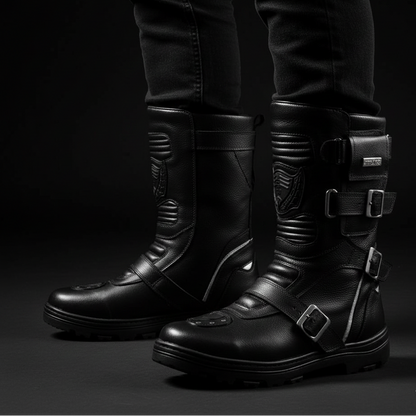 Bota Harley Motoqueiro Moto Couro Legitimo