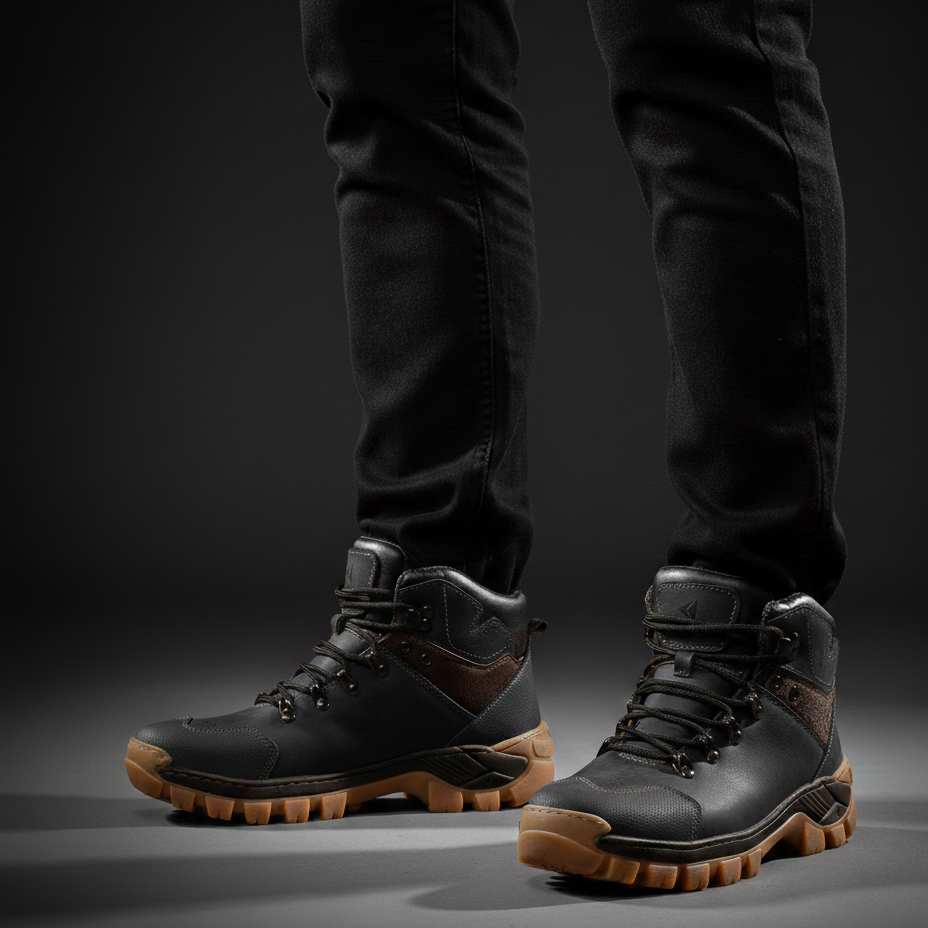 Coturno Couro Macio Confortável