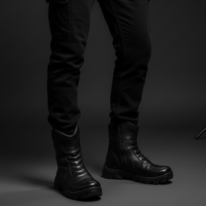 Bota Motoqueiro Masculina Segurança Conforto