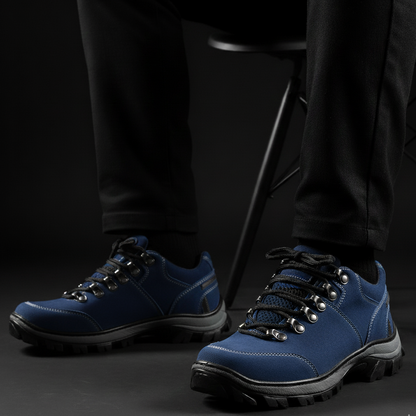 Bota Cano Baixo Resistente Couro Legítimo