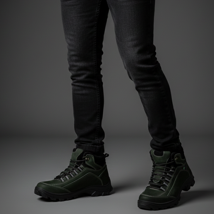 Bota Couro Adventure Trilha Verde