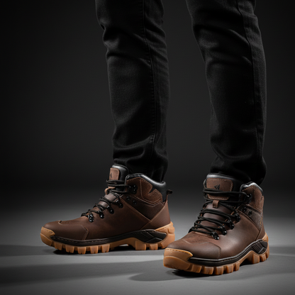 Coturno Couro Macio Confortável