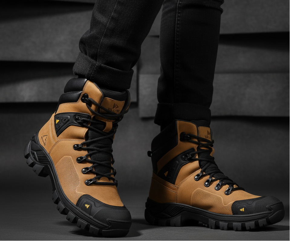 Bota Coturno Masculino Couro Legítimo Militar