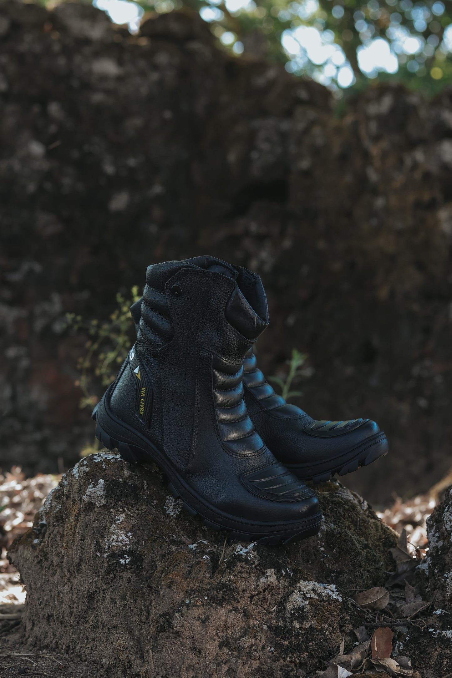 Bota Motoqueiro Masculina Segurança Conforto