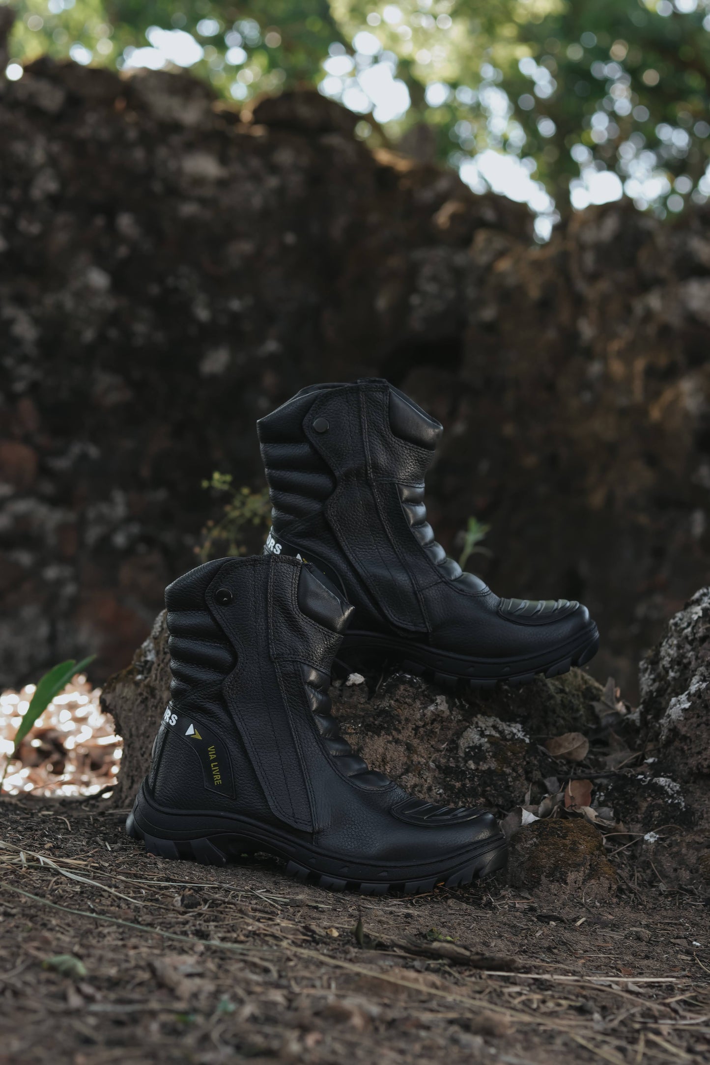 Bota Motoqueiro Masculina Segurança Conforto