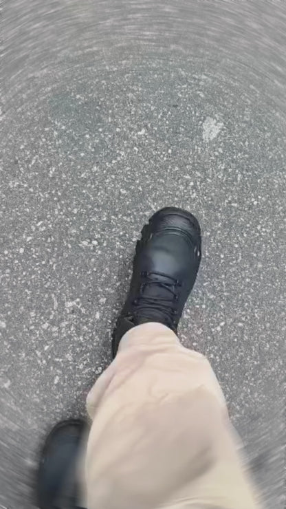 Bota Coturno Masculino Couro Legítimo Militar